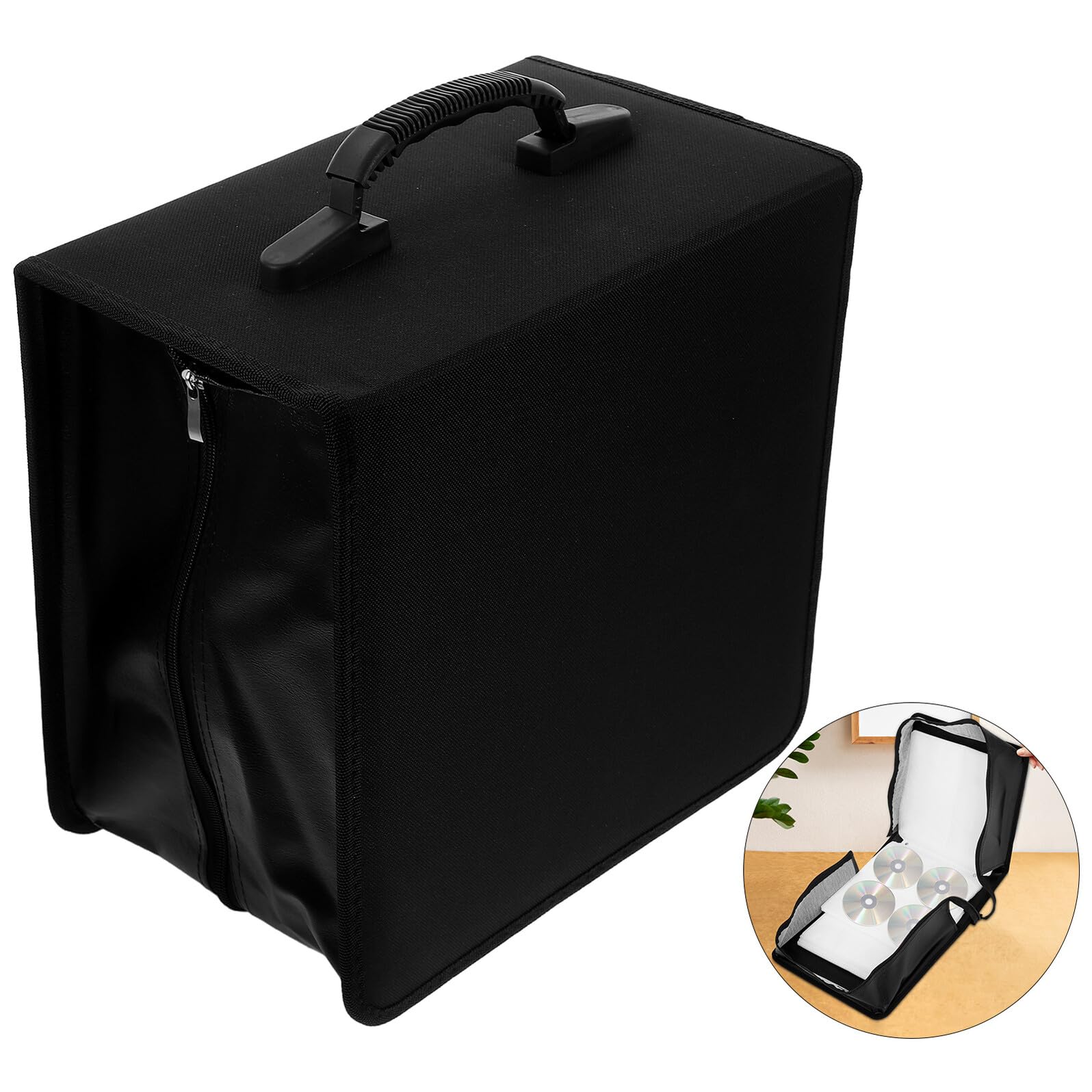 Artibetter Custodia per CD e Dvd Porta Dischi Resistente per Auto e Viaggio Organizer Portatile con Protezione AntiGraffio per Dischi e Piccoli Oggetti
