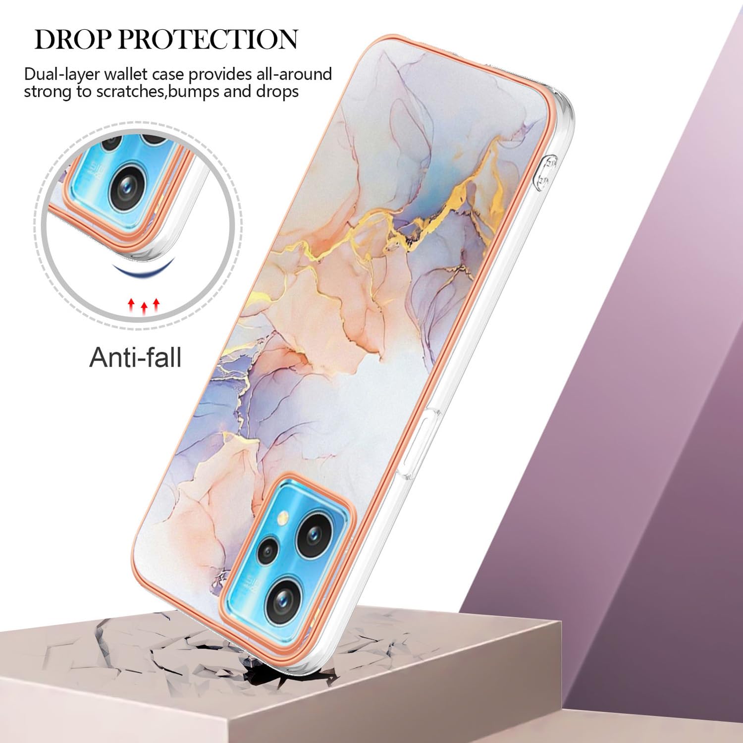 XINYEXIN Silikon Hülle Für Realme 9 Pro+ – Mit Süßem Muster, Stoßfest, Dünn, Kabellos Ladefähig