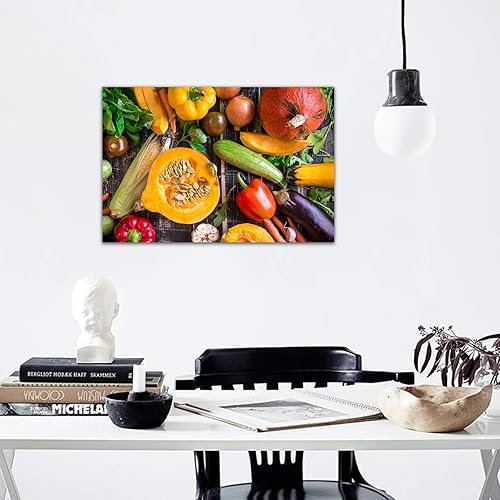 Vista 398 de Arte de decoración de pared para comedor, cocina, cocina, comedor, especias, verduras, cocina, comedor, decoración de pared, pintura artística