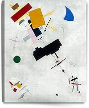 DECORARTS Abstract Wall Art - Suprematism by Kazimir Malevich, Abstract Art Wall Decor for Home, Giclee Print on Canvas - Made in USA, Ready to Hang, 24"x30"