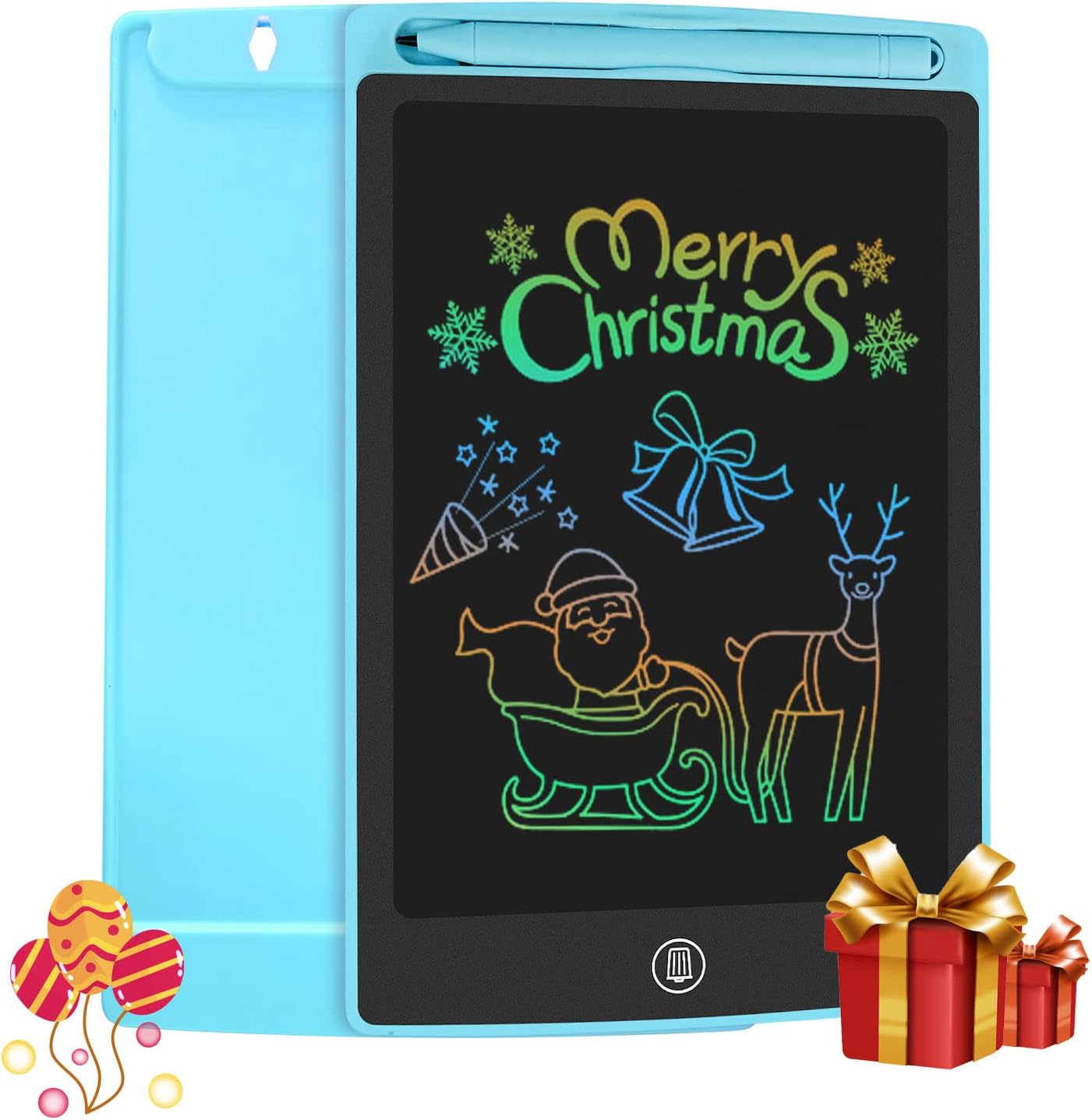 Colourful LCD Writing Tablet,8.5 inch Drawing Board Graphic Tablet Lock-Key Handwriting Doodle Drawing Pad Kids Toys Gifts for Boys Girls(Blue)