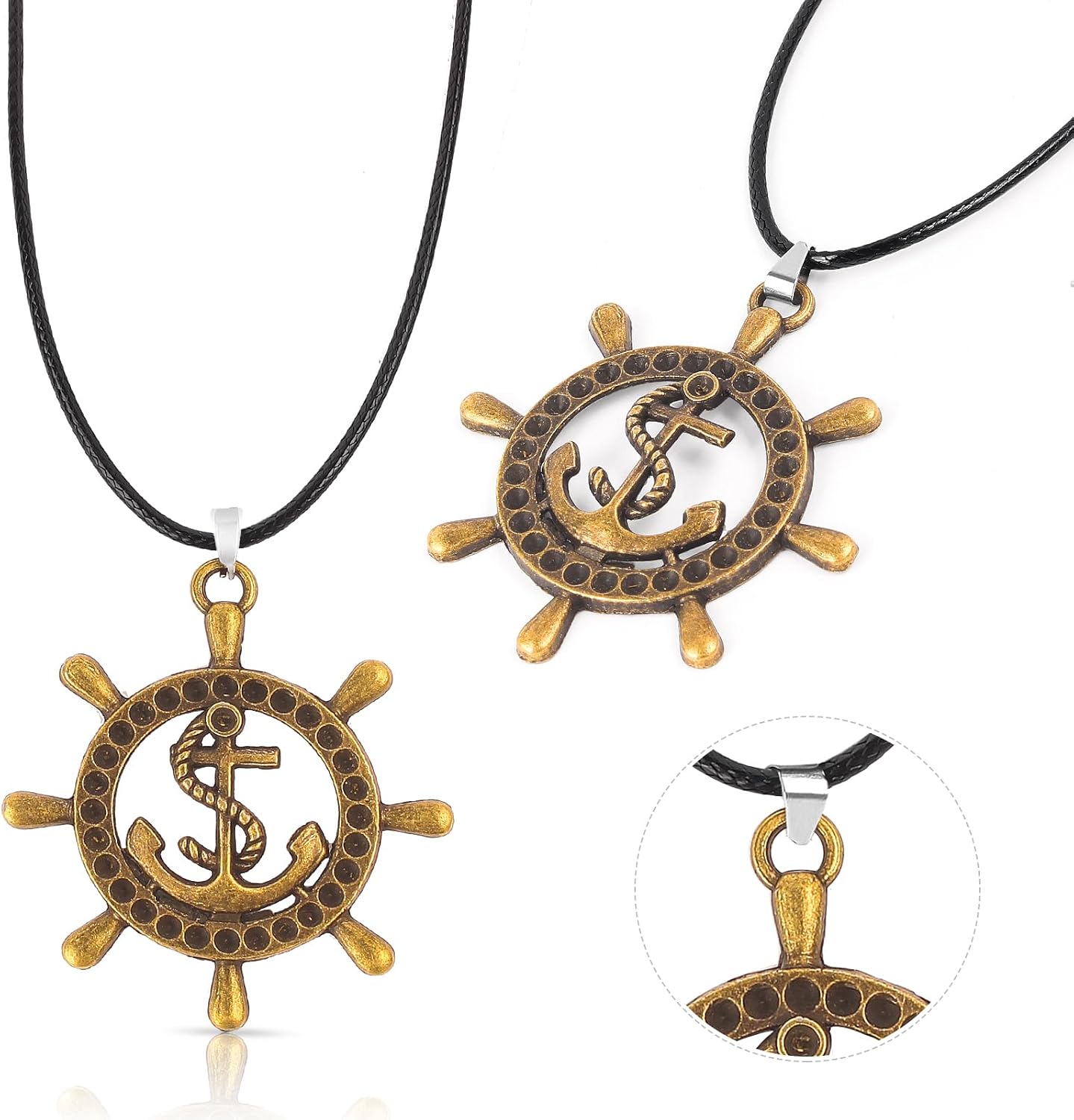 Yewong Kids Anime Straw Hat Costume Set Summer Straw Hat Vest Sash Anchor Necklace for Halloween Dress Up Animation Cosplay (Kid) image 3