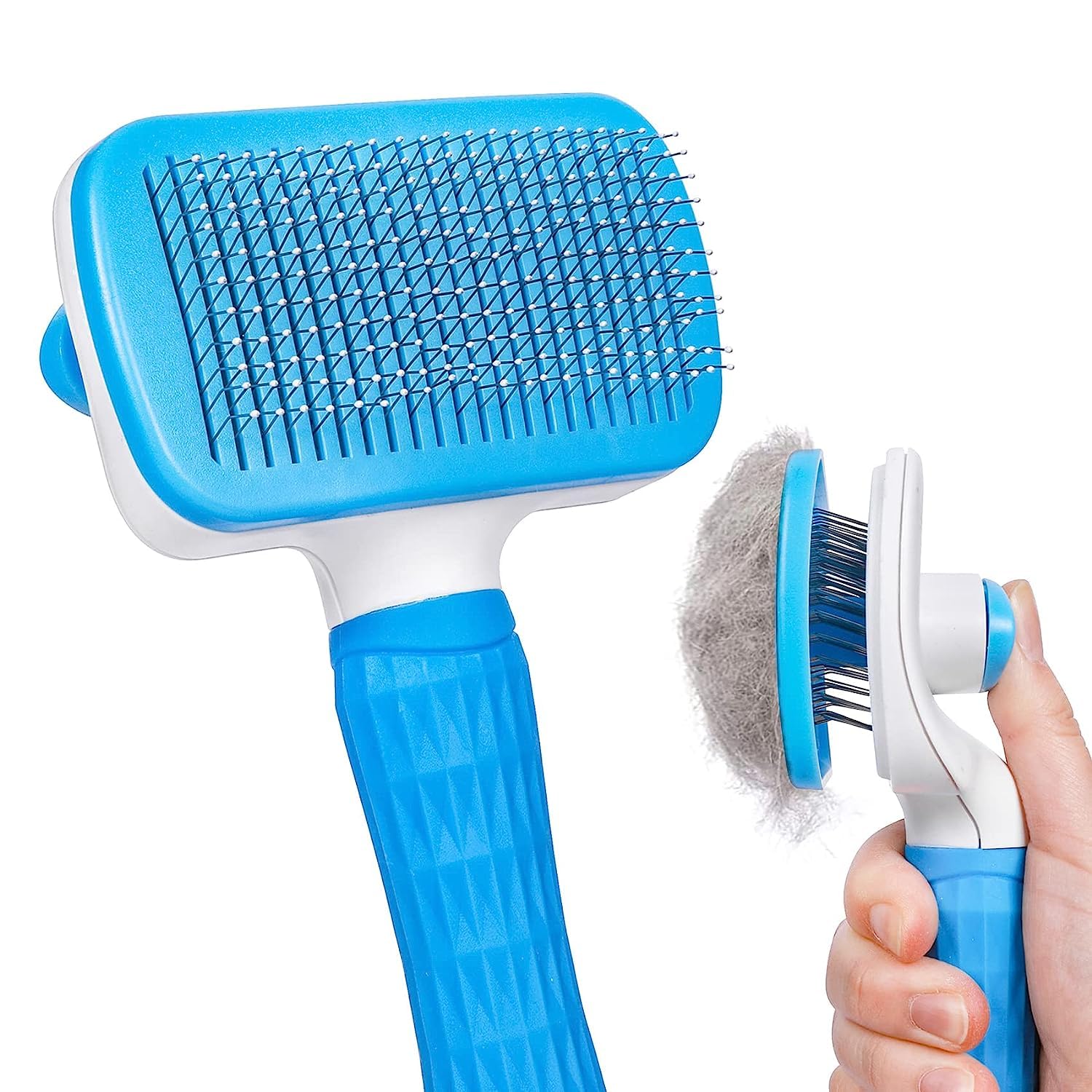Amazon.com: PETACARE® Self Cleaning Pet Grooming Brush. Efficient Cat ...