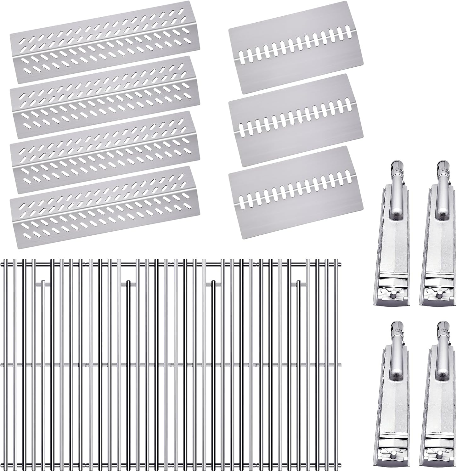 9MM 16517 Grill Grate 16GA Grill Heat Plates Shield for 16631 16520 Bull Grill Replacement Parts 16516, BBQ Bull Angus 4 Burner 47628 47629, Bull Outlaw 26038 26039, Steer Premium 69008, 87049