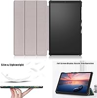 Vista 4 de Galaxy Tab A7 Lite 8.7 pulgadas SM-T225T220 Trifold Case 2021 Modelo 2021 Ultra Delgada Funda Folio Ligero con Soporte Multi-Ángulo Delgado Cuero PU
