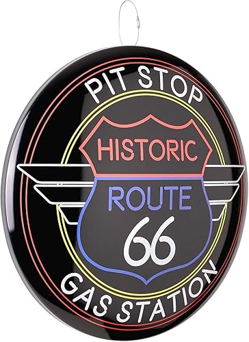 Miniatura 48 de American Art Decor Letrero de metal con forma de cúpula – Decoración retro de habitación para bar, cueva de hombre, garaje, sala de juegos, Corona