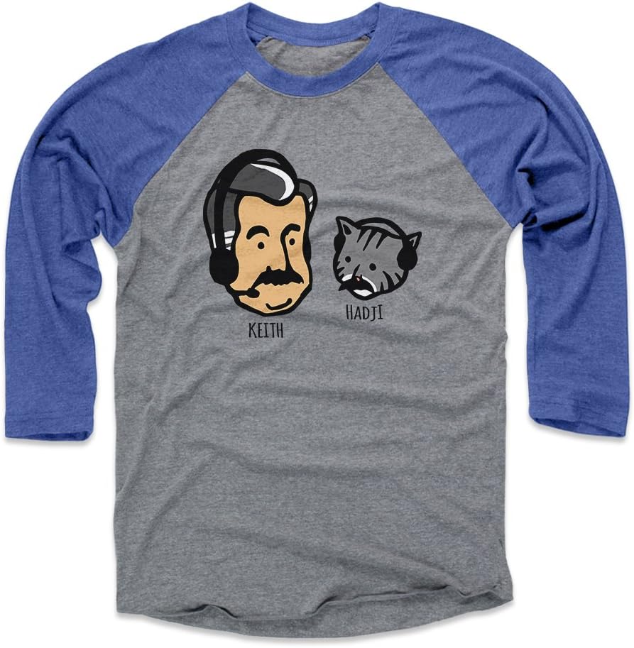 500 LEVEL Keith Hernandez 3/4 Sleeve Raglan T-Shirt - Keith Hernandez Keith and Hadji
