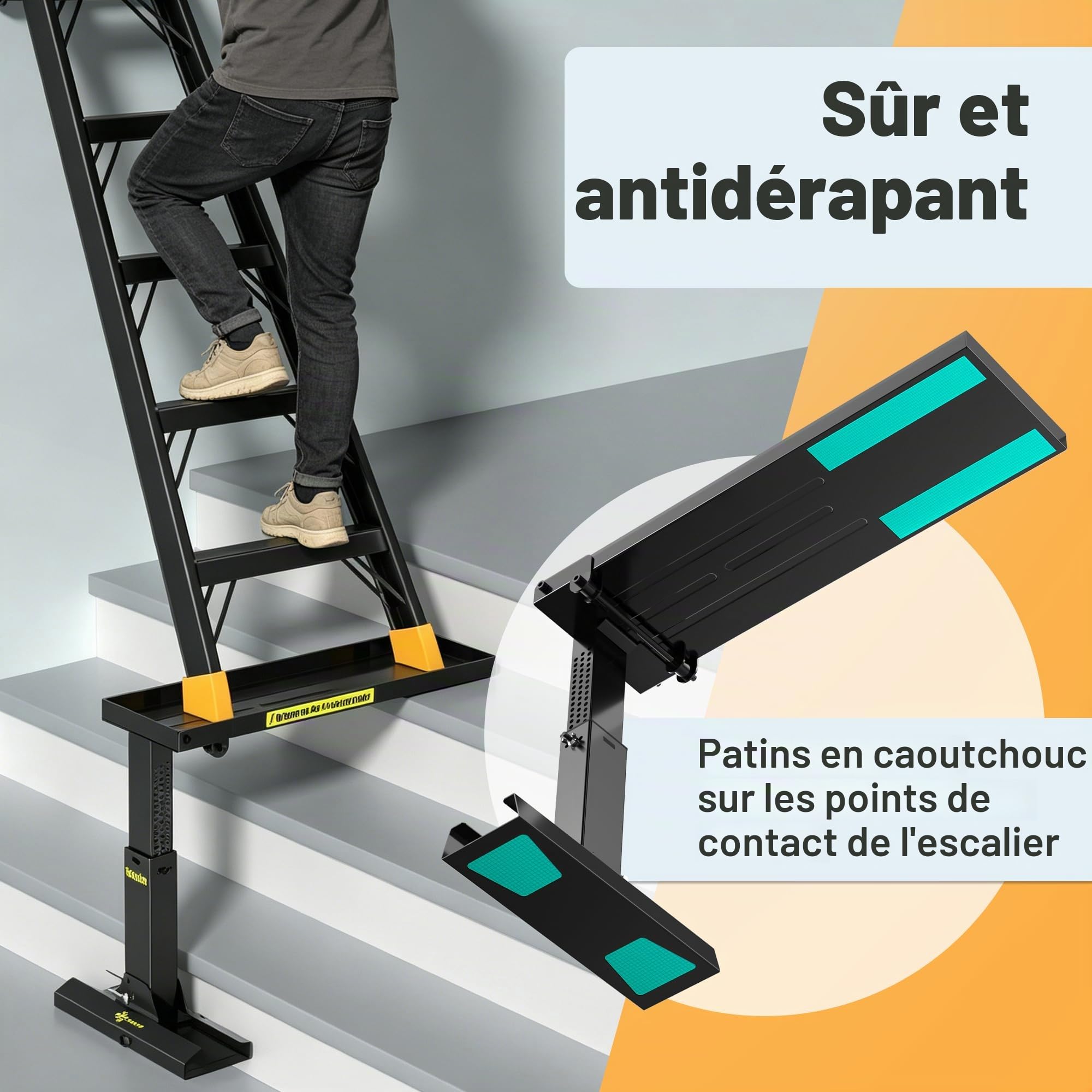 LE-1 Extension d'échelle, Noir, Standard 9.25-15.5"