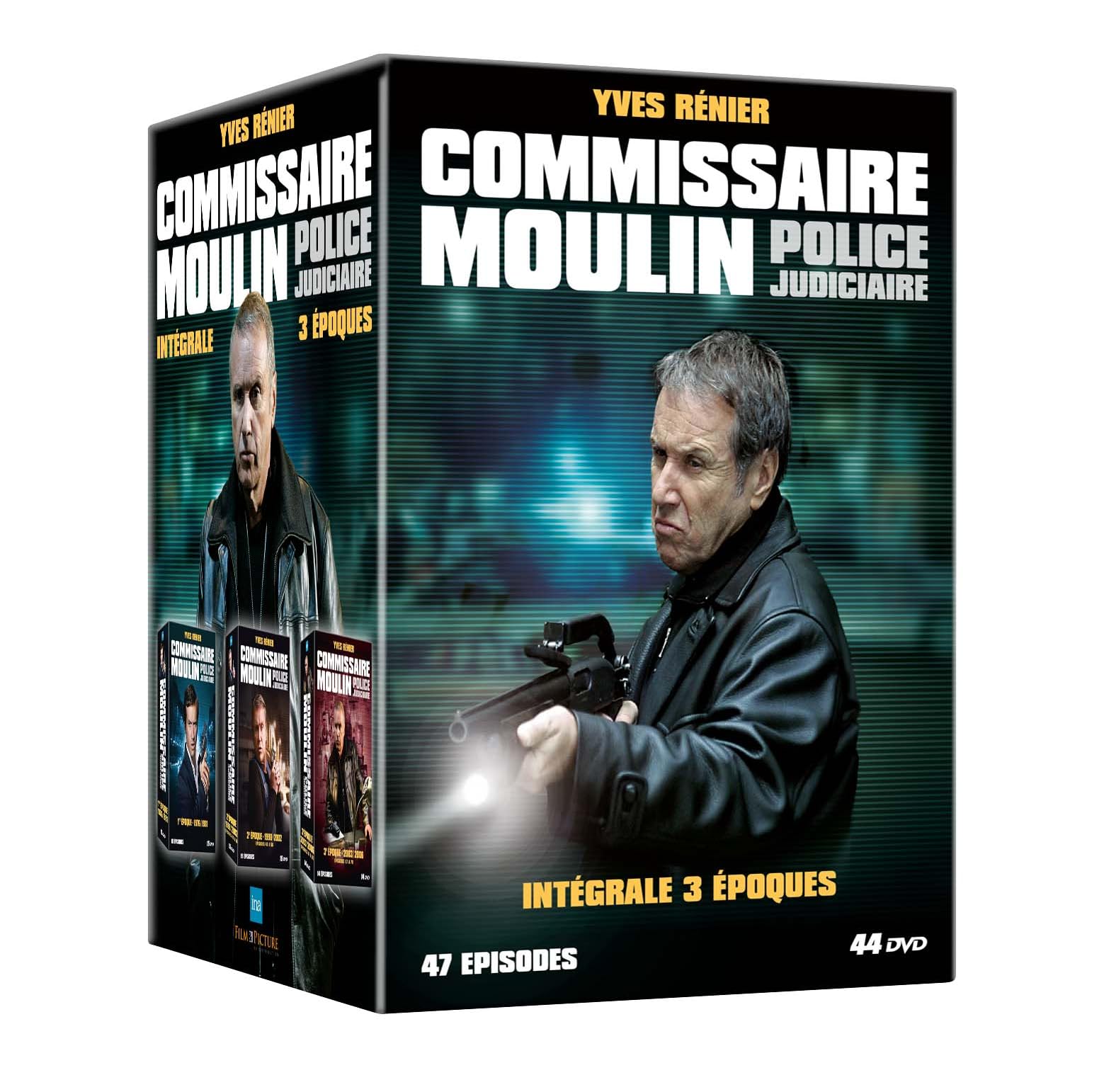 [Elephant Films] Edition officielle française - Commissaire Moulin - Police Judiciaire - Intégrale 3 époques - Coffret 44 DVD