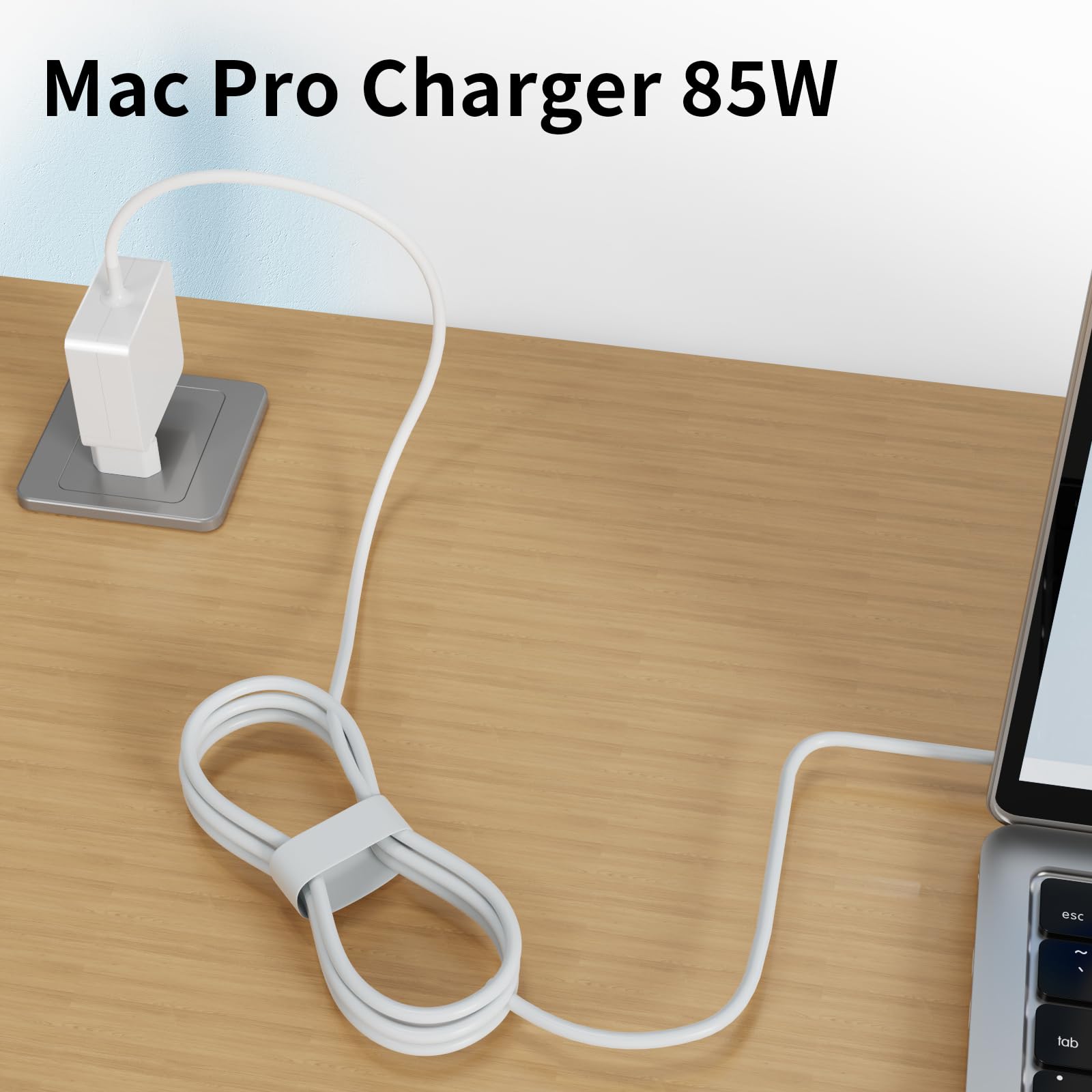 Caricatore Mac Book pro A1502 A1398 2015 85W M2 Alimentatore Compatibile con Mac Book Pro (13, 15, 17 pollici, metà 2012~2017, modelli A1435, A1465, A1424