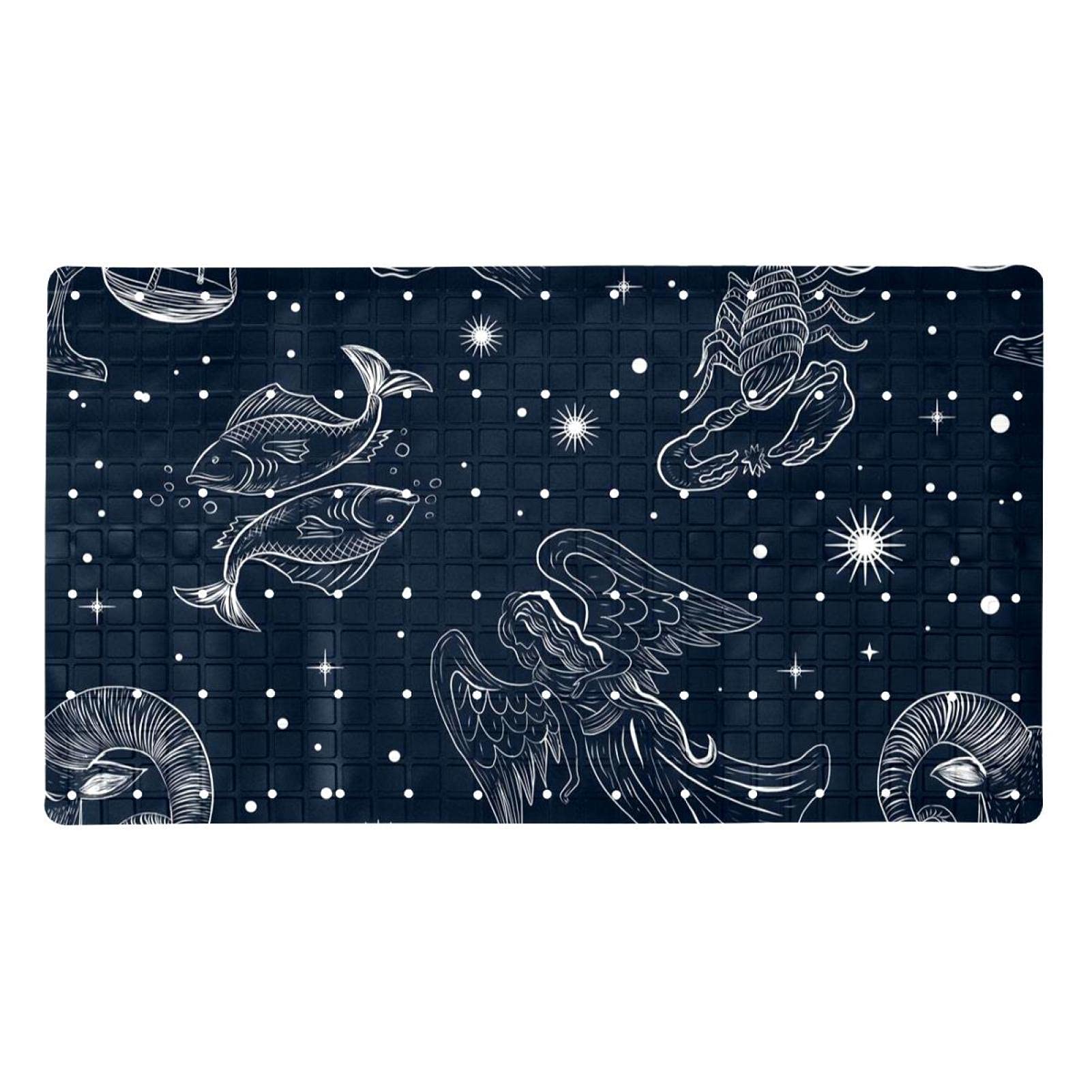 Tapis baignoire antidérapant zodiaque anti-glisse pour douche sécurisée senior et enfant