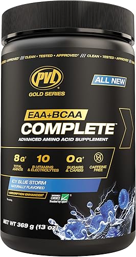 PVL EAA + BCAA completo  Pre, Intra o después del entrenamiento  EAABCAA + L-Arginina, Suplemento de aminoácidos  Ayuda a desarrollar músculo,