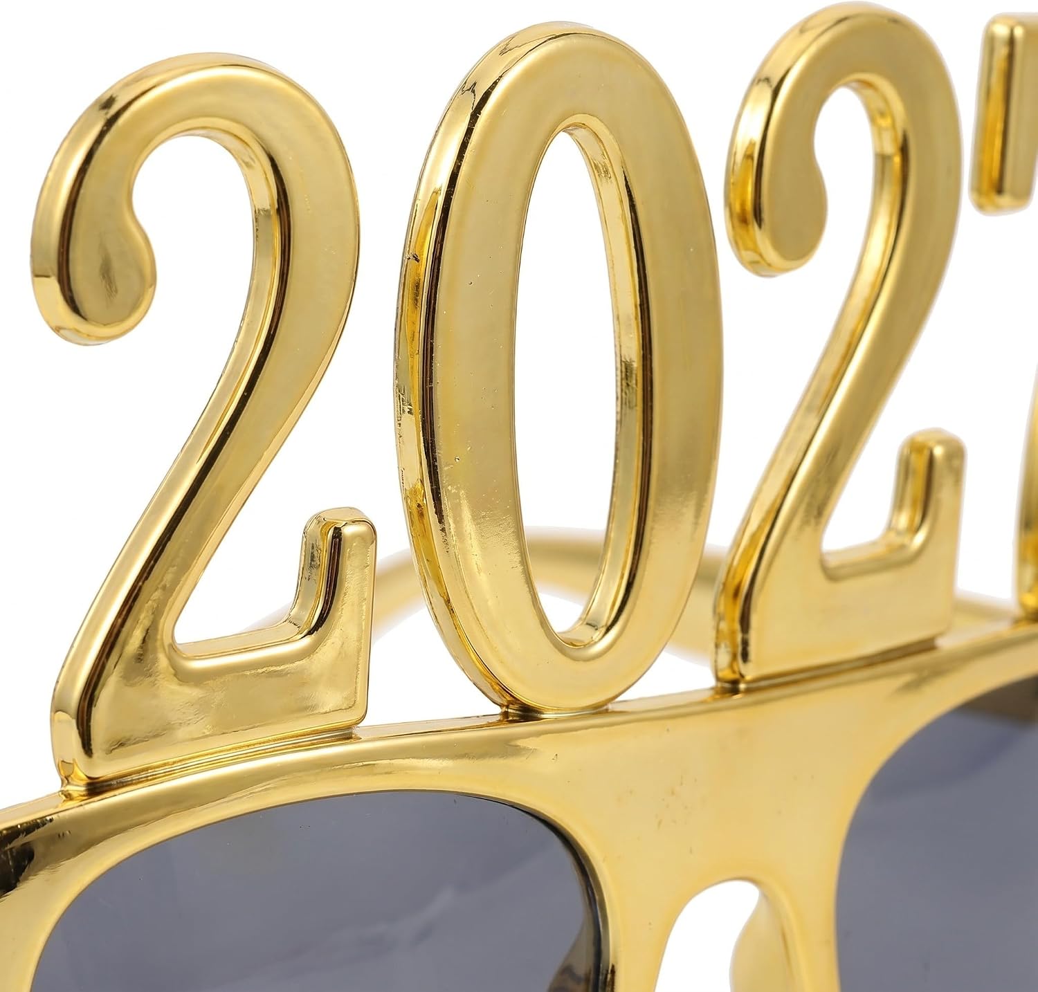 6pcs 2027 New Year Glasses Party Eyewear, Lightweight Plastic Photo Booth Props with Unique 2027 Design, Sturdy and Comfortable for New Year's Eve and Christmas Countdown