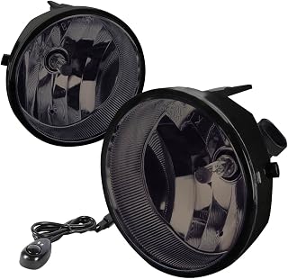 DNA Motoring Smoked FL-TTA05-SM Fog Light w/Switch [for 04-16 Sequoia/Solara/Tacoma/Tundra]