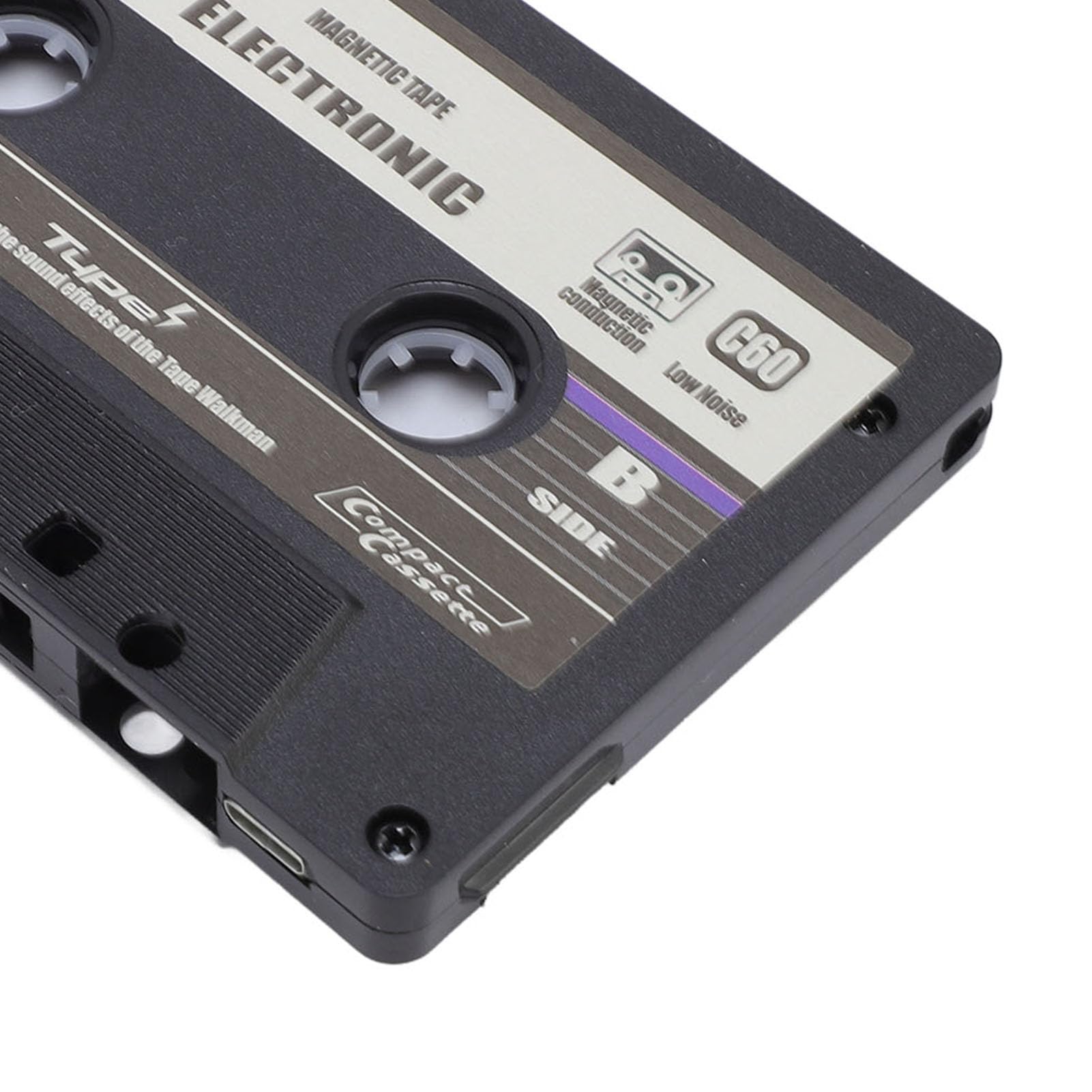 banapoy Kassette Bluetooth -Adapter für Auto, Auto -Audioempfänger Universal Bluetooth Audio Cassette Receiver Tape Player, Kassettenklebeband Zum Aux -Adapter, für Fahrzeug, Handy, Handy
