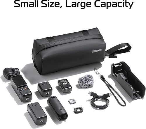 Miniatura 3 de ULANZI PK-04 Bolsa de transporte para DJI Osmo Pocket 3, estuche de almacenamiento portátil, protector para DJI Osmo Pocket 3 Creator Combo