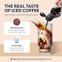 Vista 15 de Javy Coffee - Concentrado descafeinado y micro-dosis de 30 veces de preparación fría, tostado artesanal, concentrado de café líquido, café frío