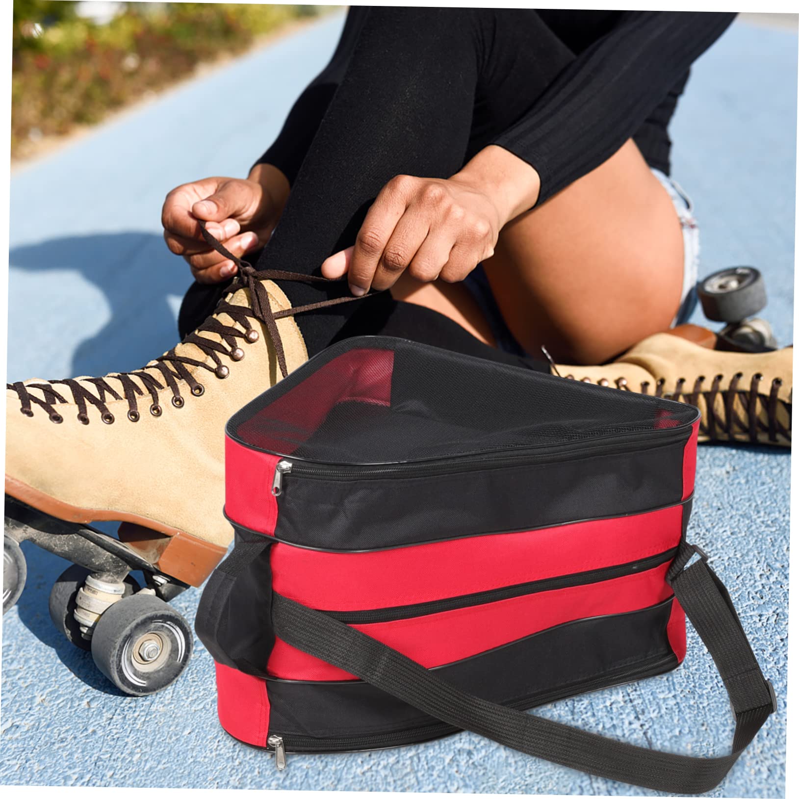 Borsa per Pattini da Ghiaccio 2pezzi, Borsa Portatile Oxford