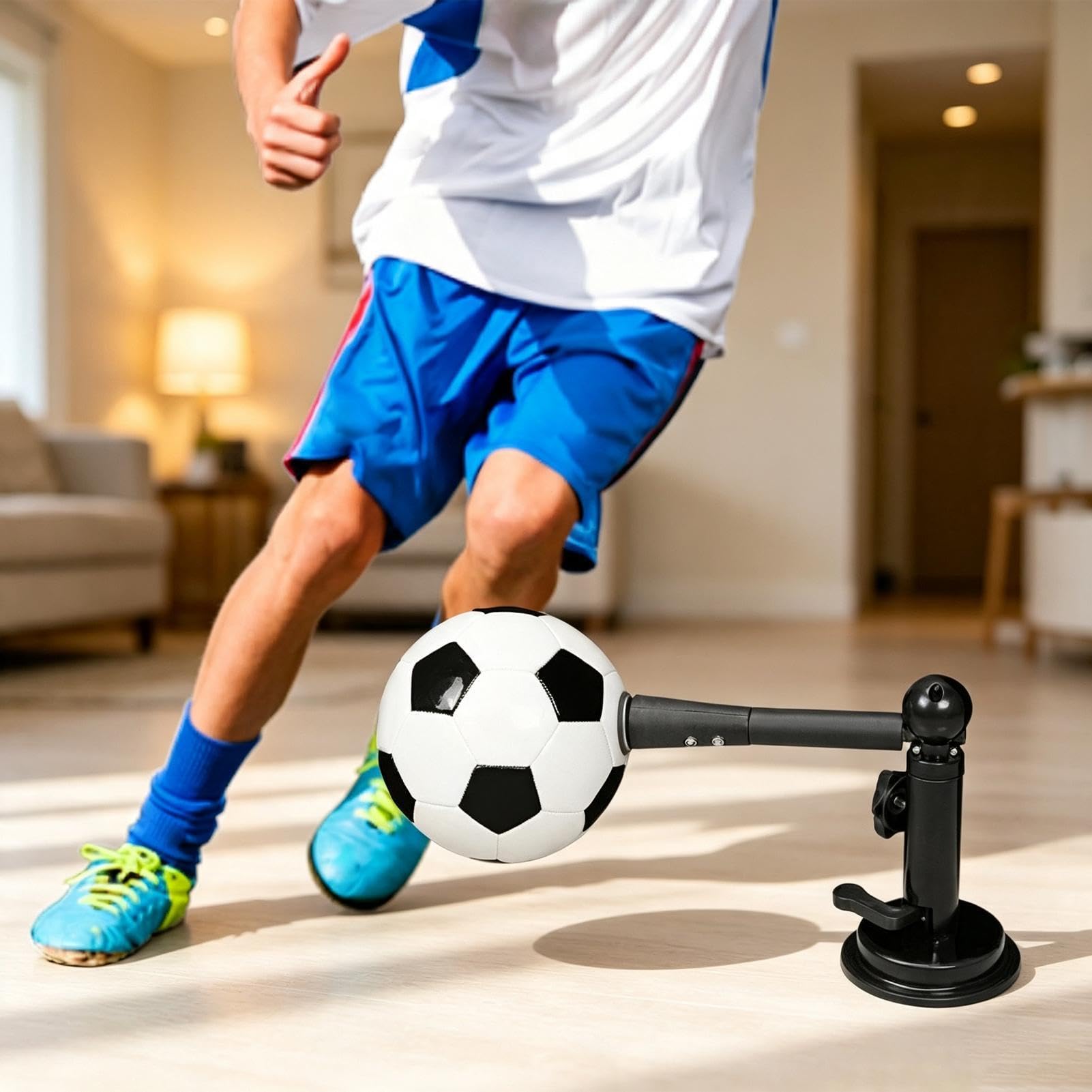 Trainer da Calcio 360 Pratica Dinamica di Agilità e Velocità con a Terra | Esercizio Calcio Rimbalzo Per Donne Uomini Adulti Ragazze Ragazzi Interno