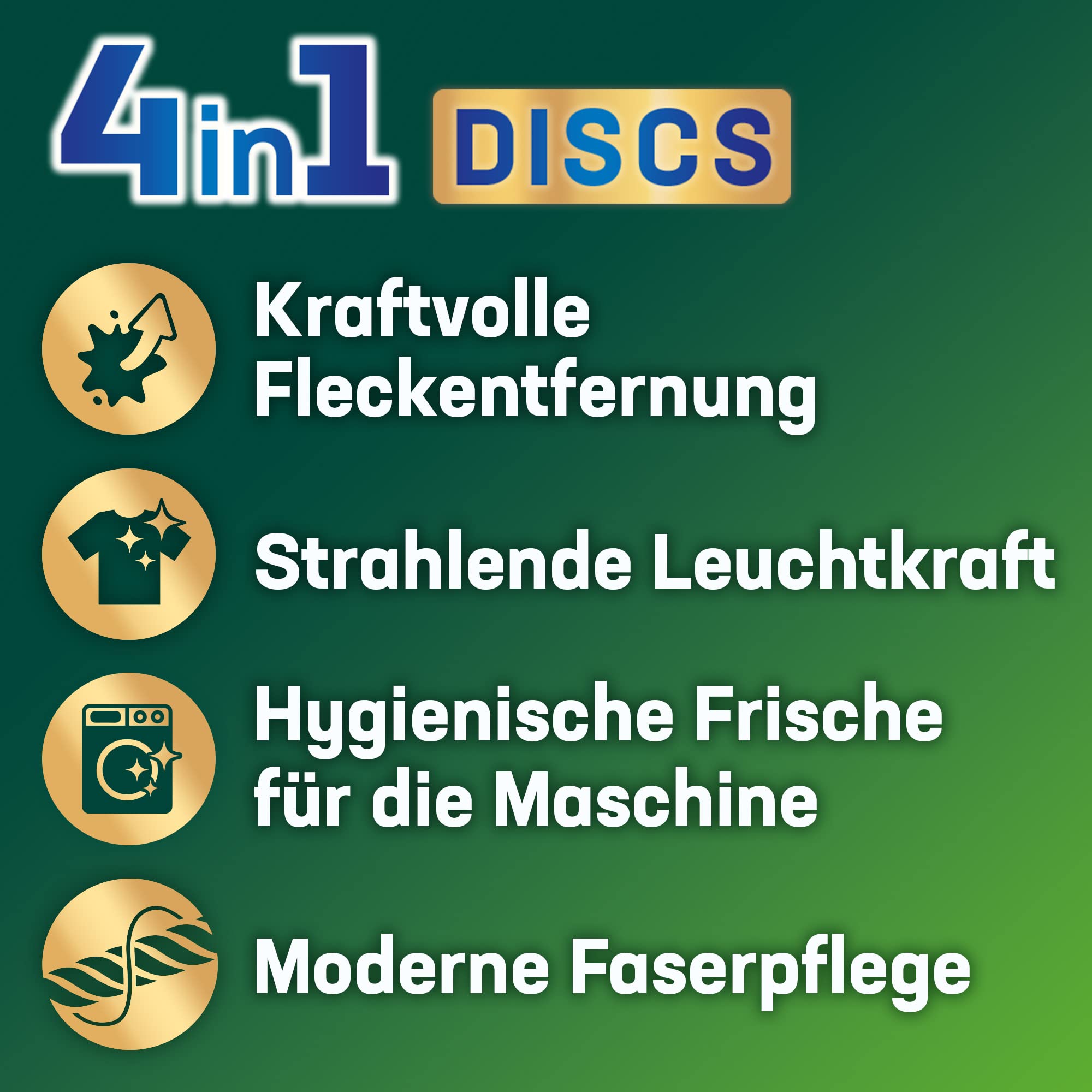 Persil 4 w 1 Color DISCS (76 prań), środek piorący z technologią głębokiej czystości, środek piorący do czystego prania i higienicznej świeżości w pralce
