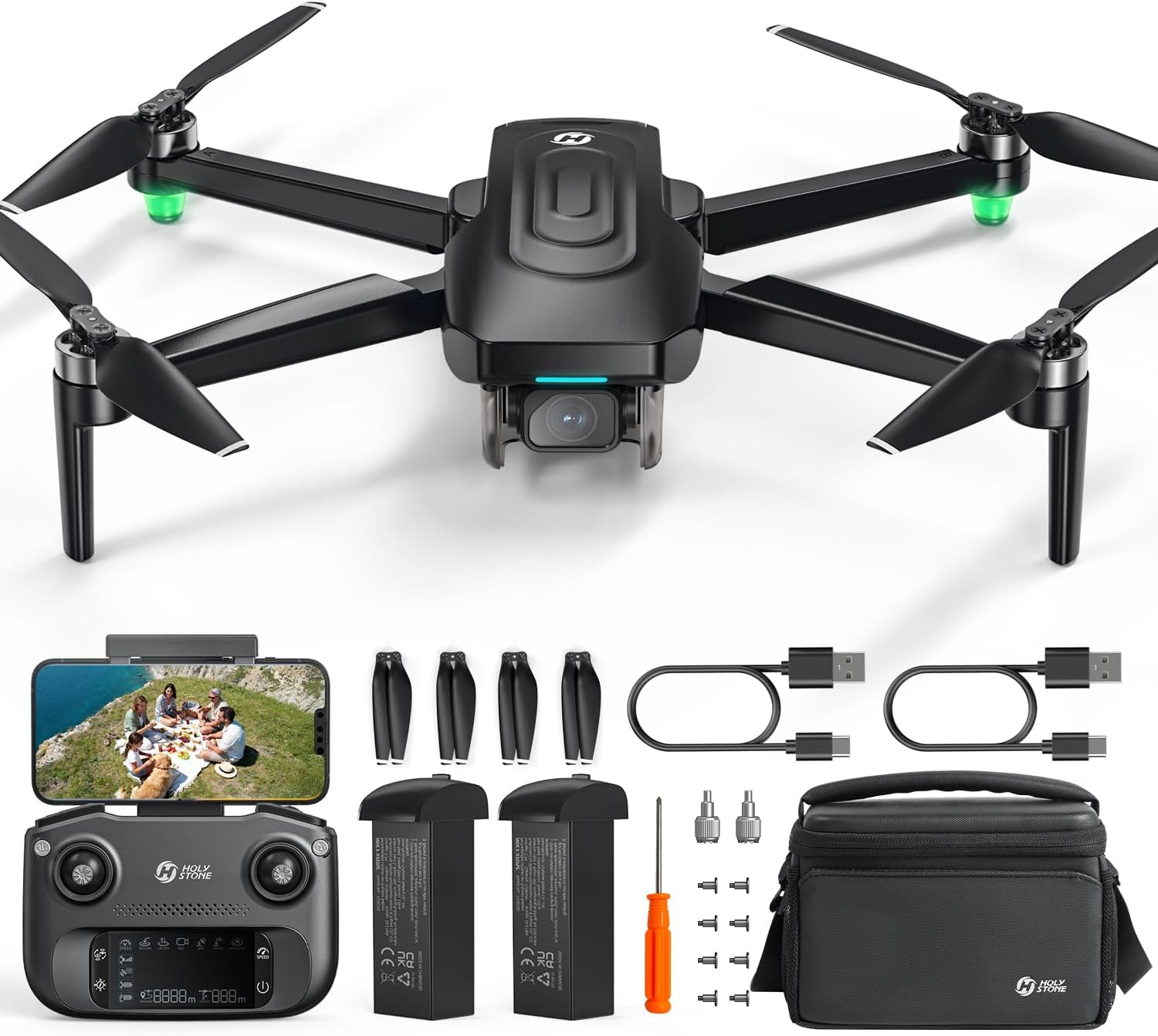 Holy Stone HS175G GPS Drone with 4K EIS Camera for Adults Beginner, 249g