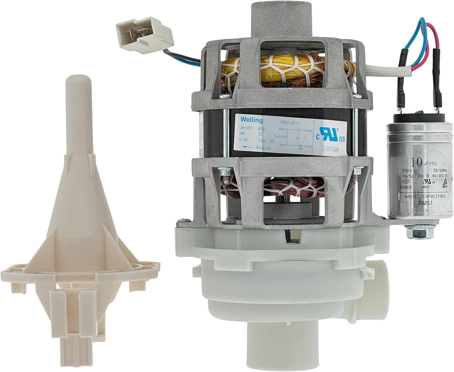 DD82-01589A DD82-01380A Dishwasher Circulation Pump Motor Assembly for Samsung YXW50-2F-3 120V~127V 60Hz