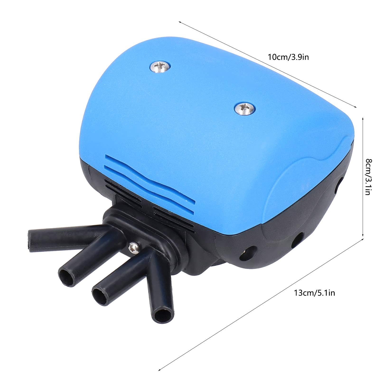 Qcwwy Pulsatore Pneumatico con 4 Porte, Pulsatore per Mungitrice Leggero Stabile Anche per la Mungitura Strumento di Erogazione di Fluidi Industriali per Attrezzature Agricole