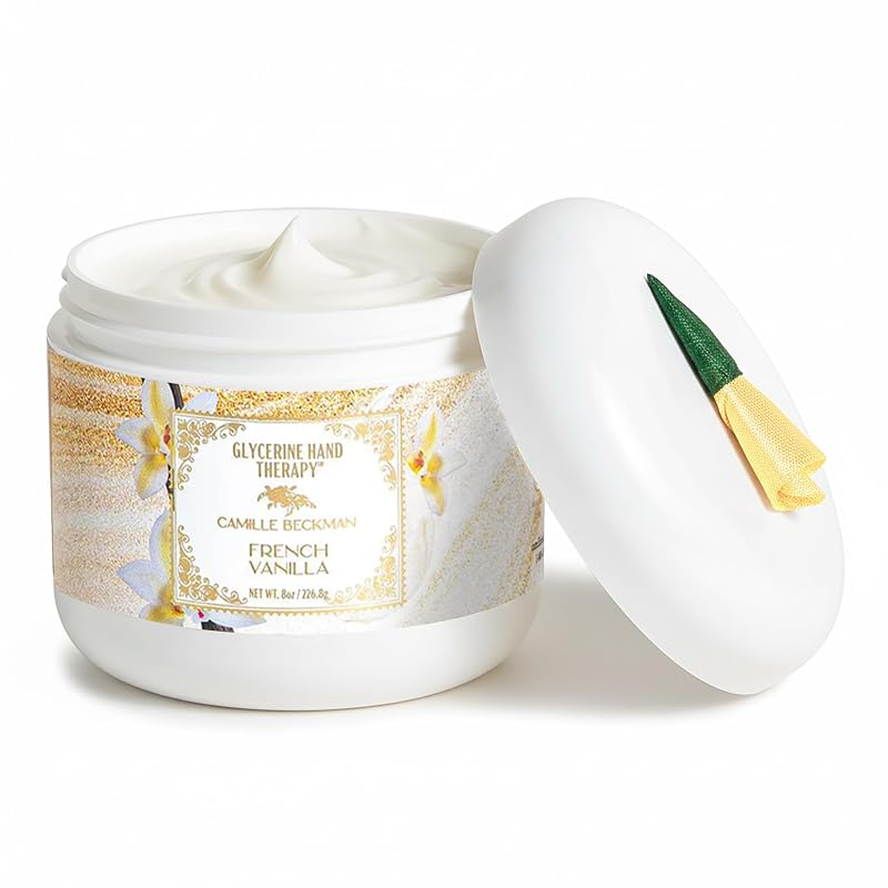 Camille Beckman Creme para as Mãos Glycerine Hand Therapy, French Vanilla, 227 g