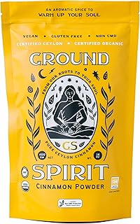 Ground Spirit™ | Sri Lanka Export Development Board Certified Pure Ceylon Cinnamon Powder | USDA Organic & Non-GMO | 14Oz...