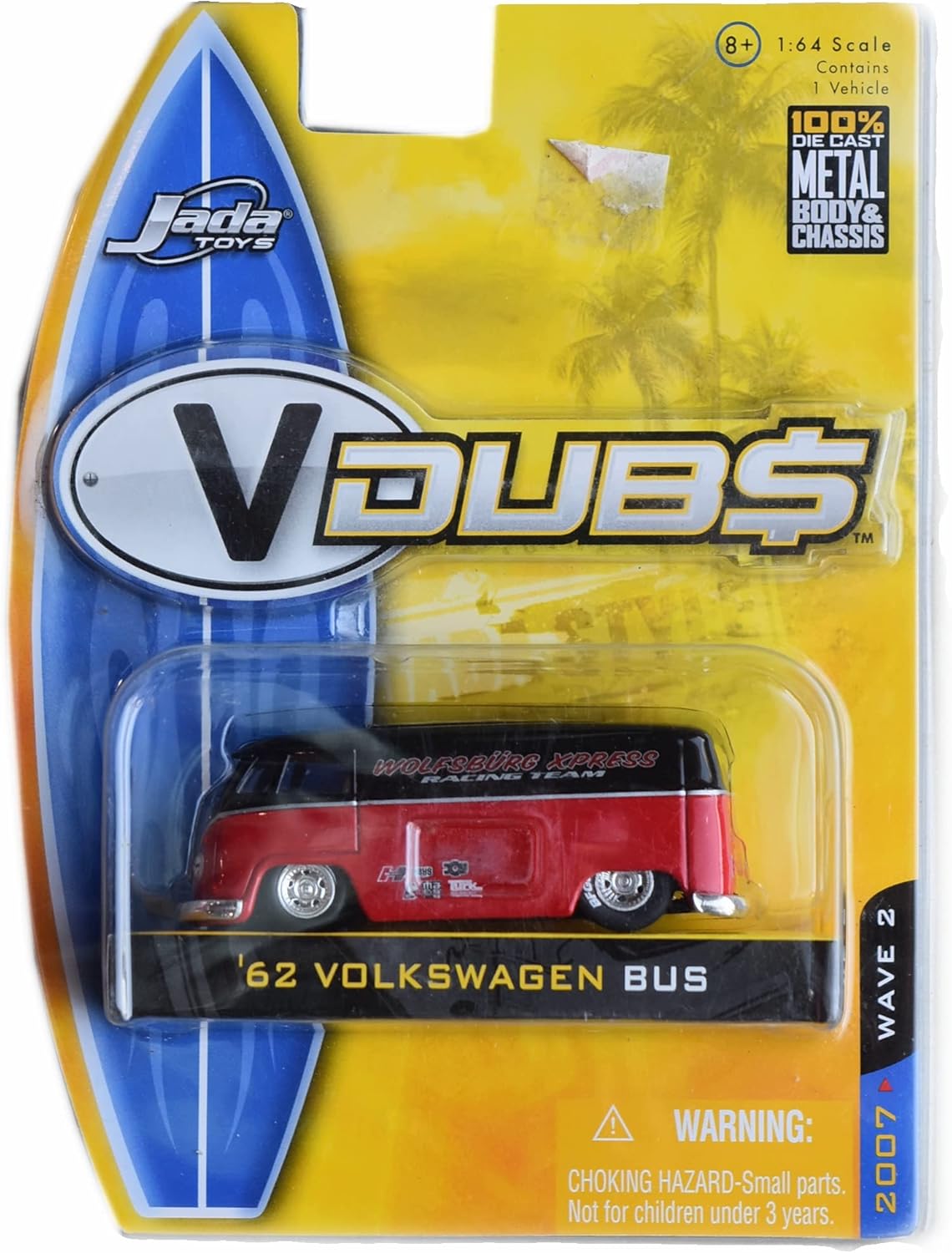 Jada '62 フォルクスワーゲンバス ミニカー Jada Toys V DUB