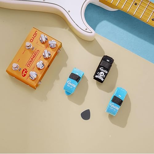 Miniatura 5 de GUITTO Amortiguador de silencio de cuerda de guitarra, atenuador de ruido, amortiguador universal para guitarra diapasón de guitarra, apto para