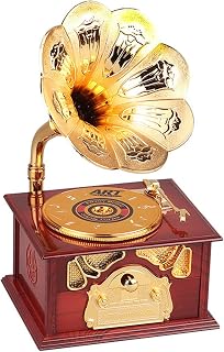 Vintage Music Box with Gramophone Design image