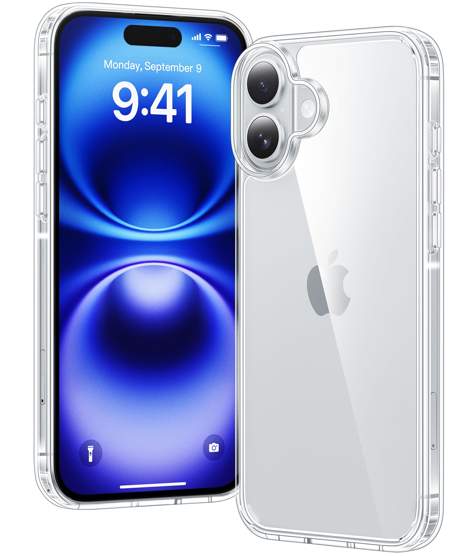 Clear Case for iPhone 15, Ultra Thin, Shockproof TPU Cover, Anti-Yellowing, Crystal Clear, Phone Case for Apple iPhone 15 - Clear — view 433