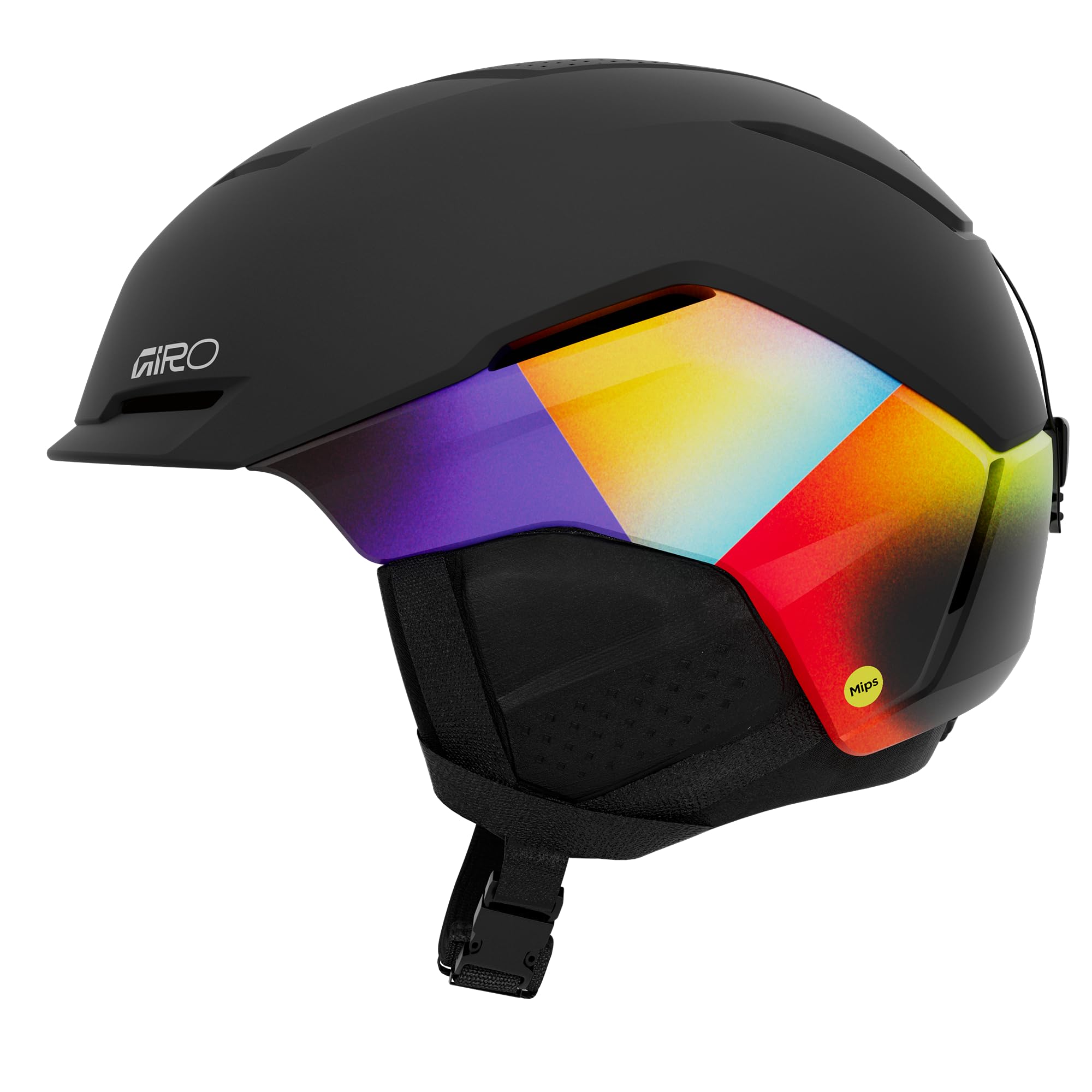 Giro Tenet MIPS Snow Helmet, Matte Black/Multicoloured, Size S (52-55.5 cm)