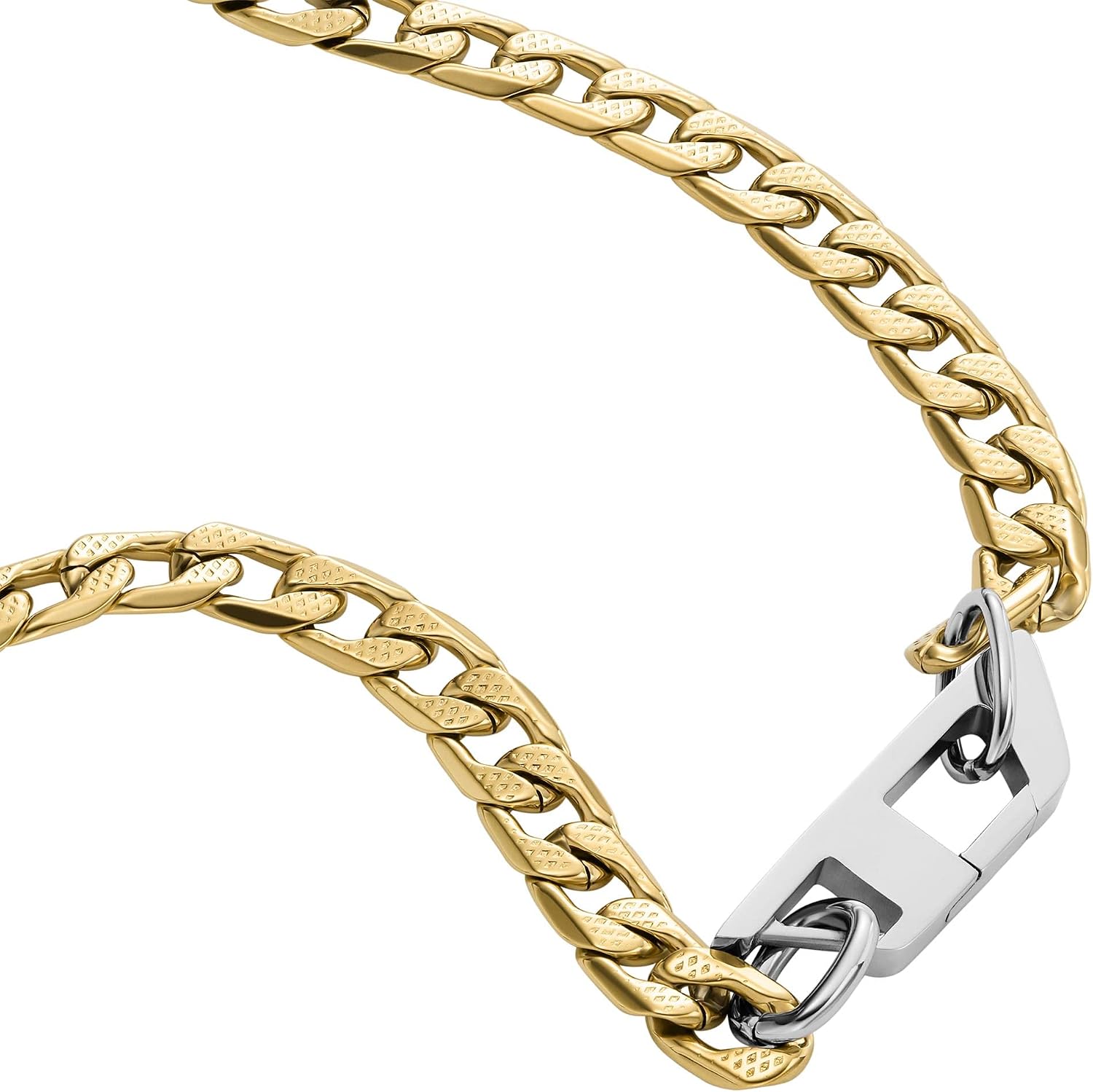 Diesel Stainless Steel Chain Necklace for Men