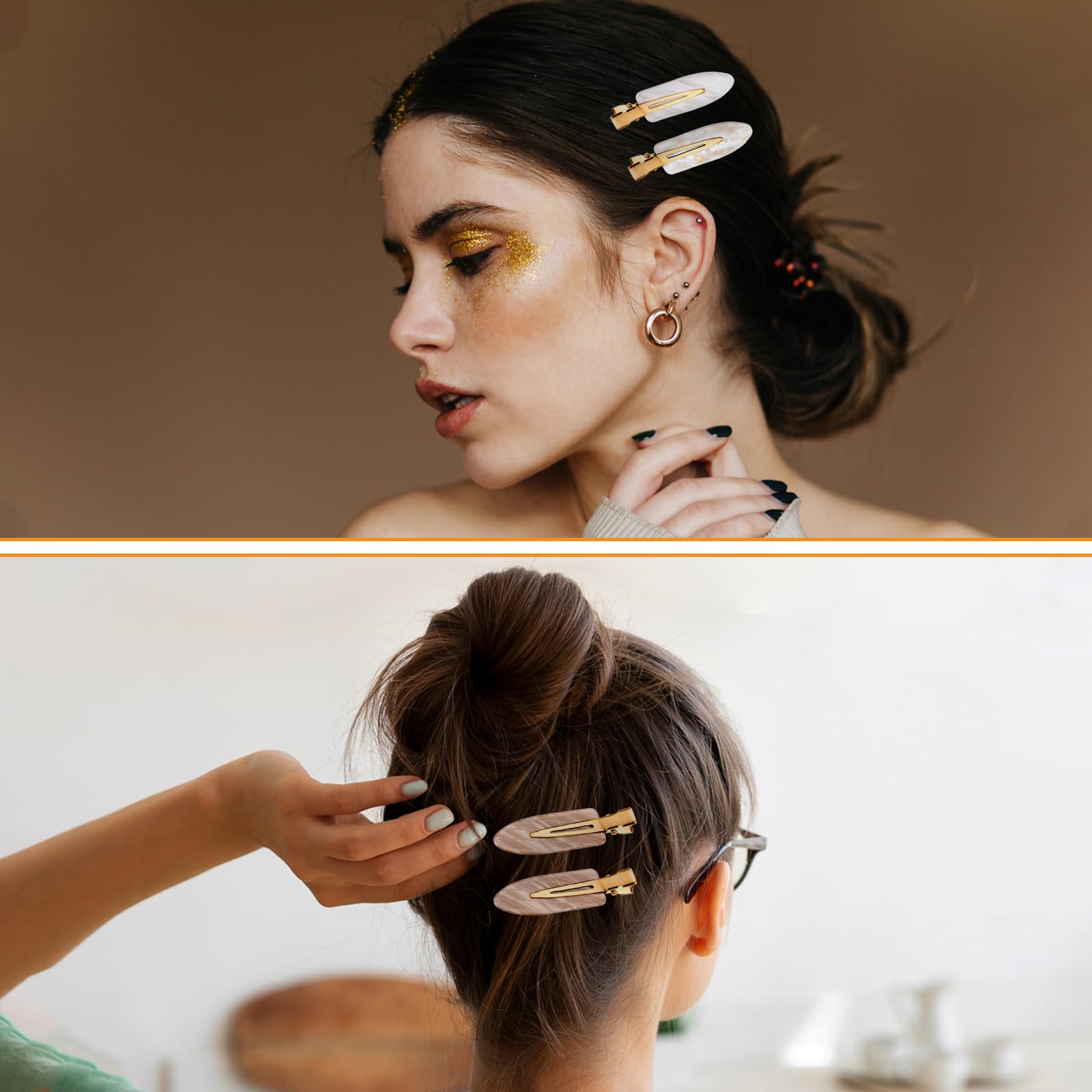 KEYRI 12 Pezzi Fermagli per Capelli Pinze per Capelli Professionali per
