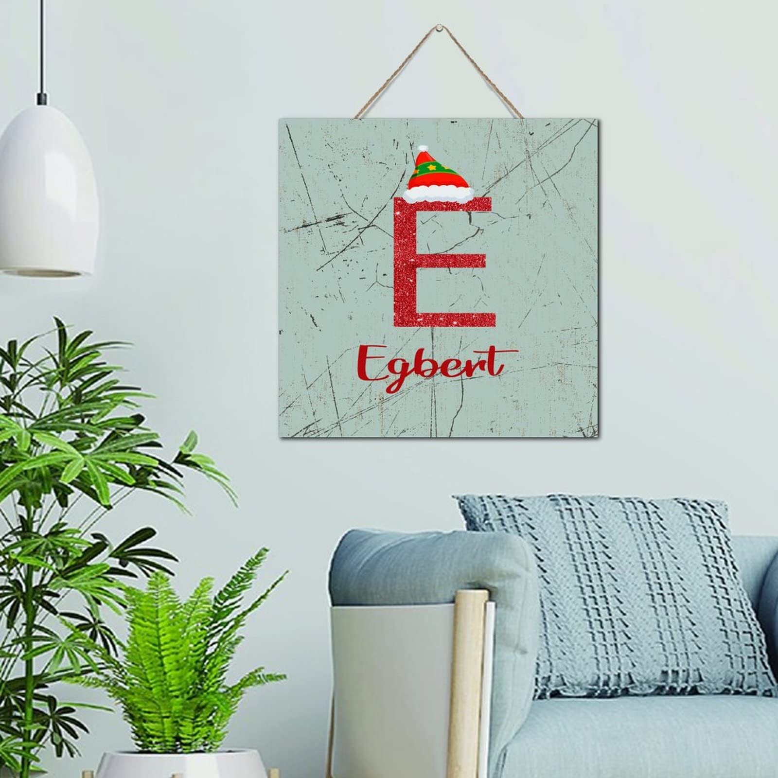 Plaque murale amusante en bois pour rompre la monotonie d'une fenêtre de chambre vide