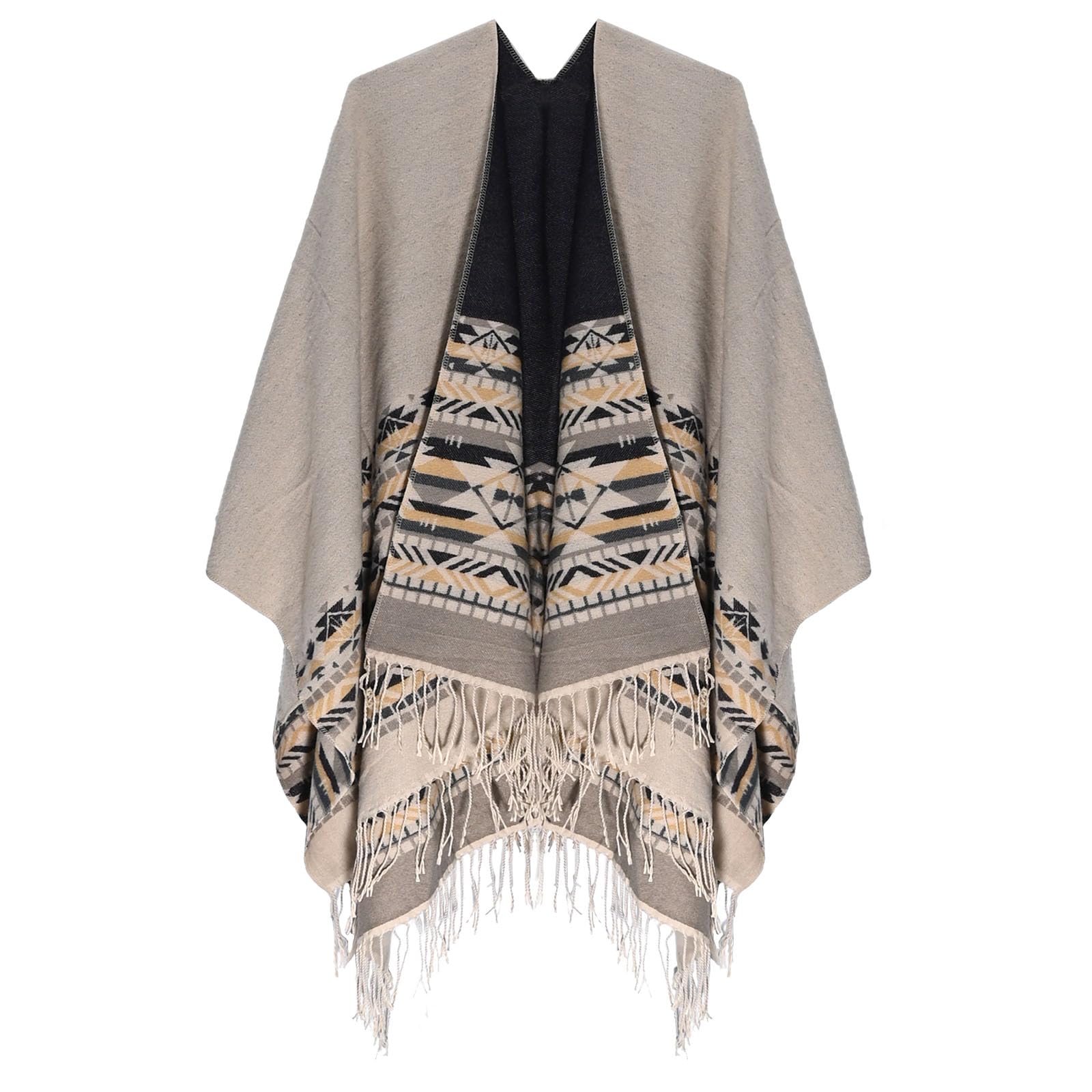 Poncho Cape Femme Shmily Girl - Extra Large, Chaud Pour Automne/Hiver | 50% Acrylique, 50% Polyester - Taille Unique