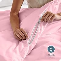 Vista 196 de Bare Home Funda de edredón extra larga – Premium 1800 súper suave – Funda de edredón ligera y fresca – Ropa de cama suave y transpirable