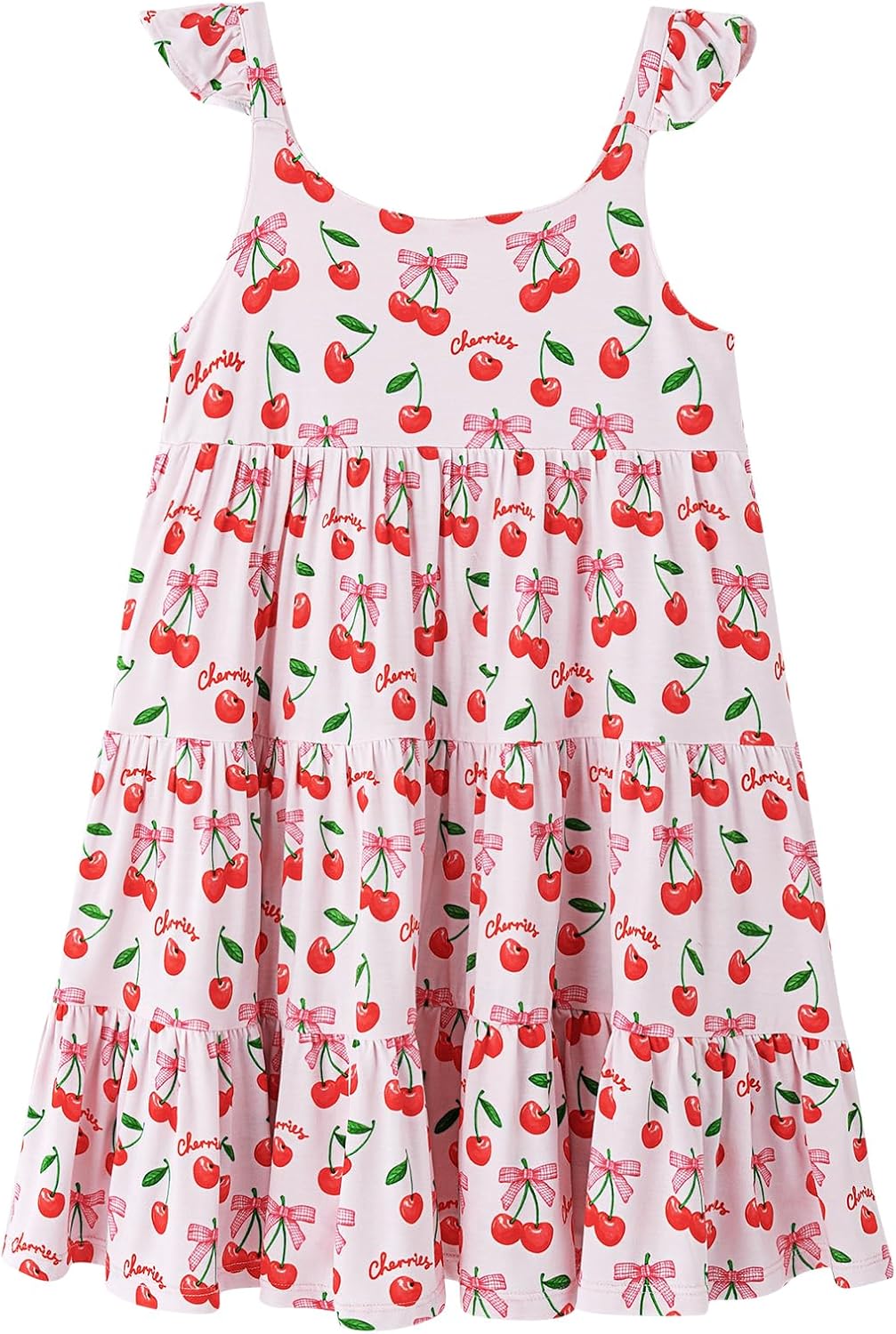 Girls Sleeveless Dress Casual Dresses Swing Kids Toddlers Floral Sundress Twirl Dress Summer Clothing