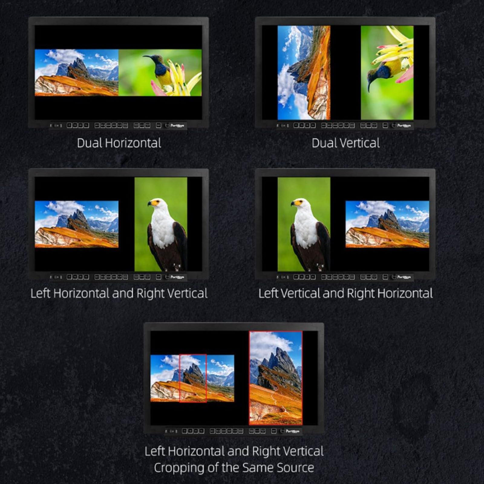 Amazon | Portkeys MT22DS 21.5インチプロダクションカメラモニター