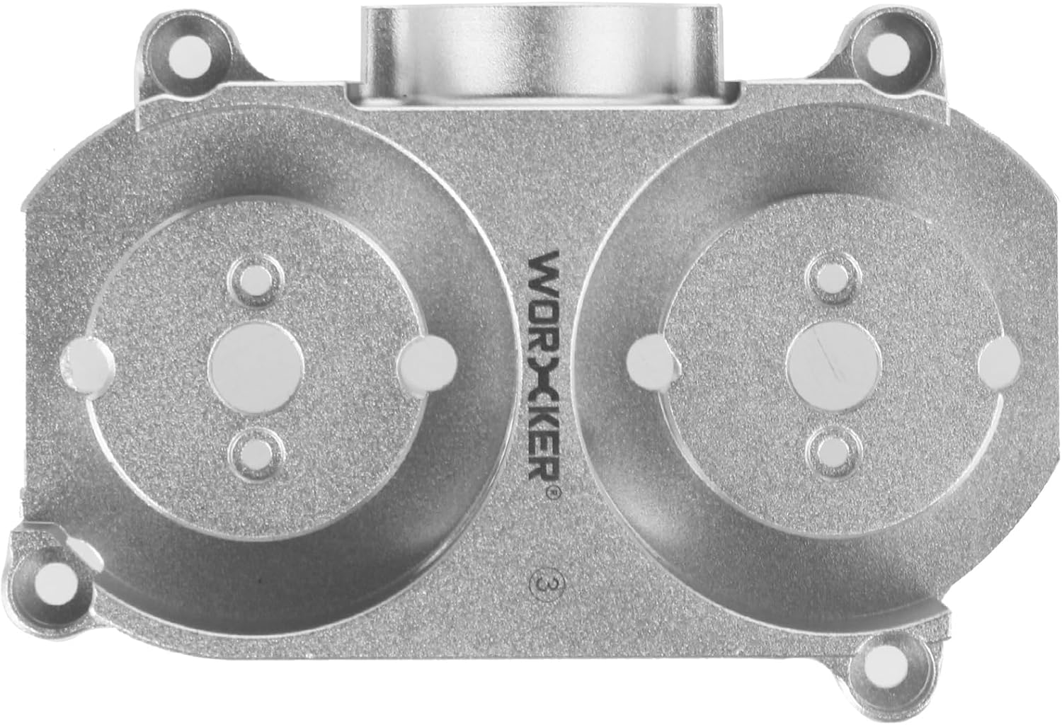 WORKER Metal Flywheel Cage, Mod Kit for Nerf N-Strike Elite Series Stryfe and CS-18 Flat Color Dark Silver