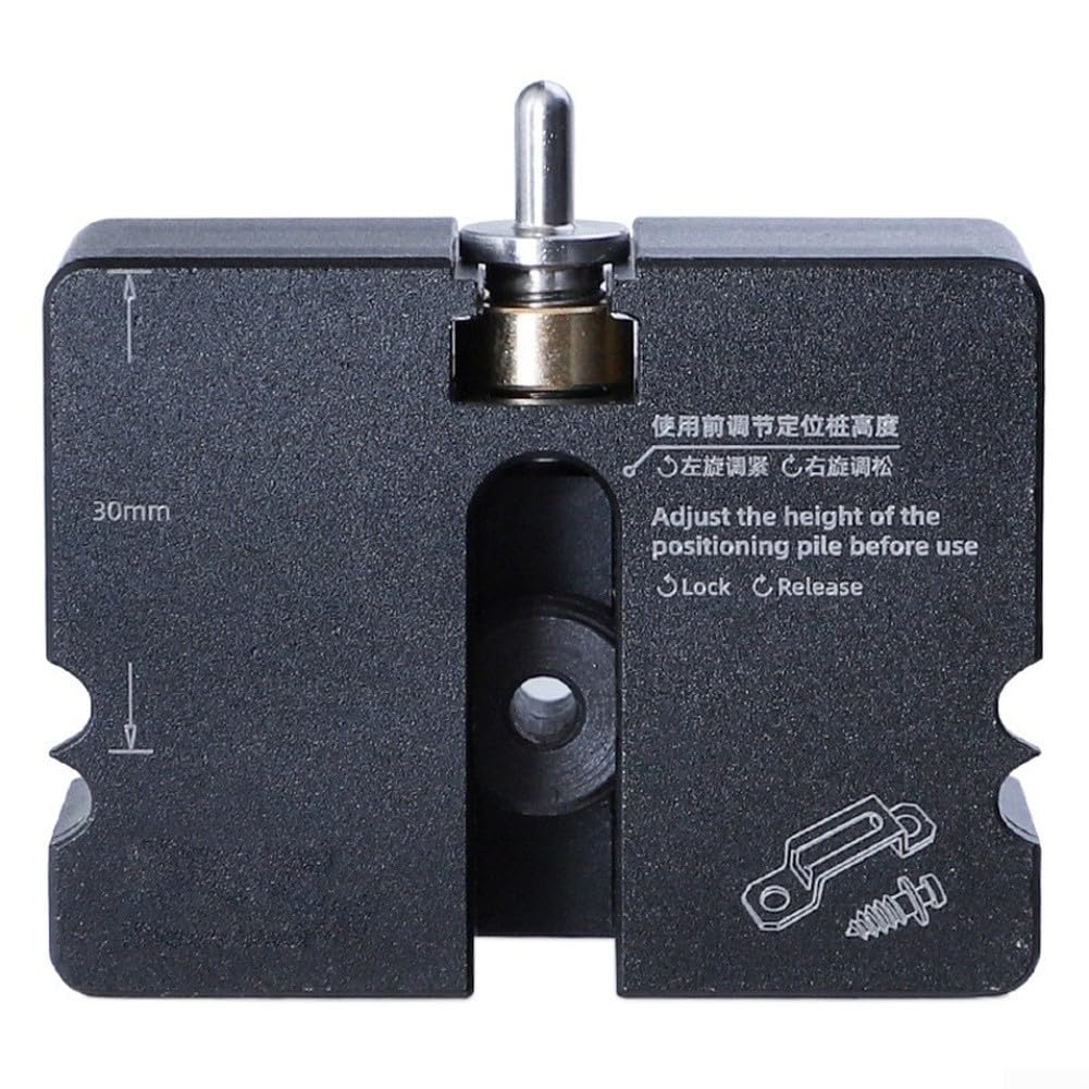 Jig Taladro Aleación Aluminio Ajustable Espesor Tablero