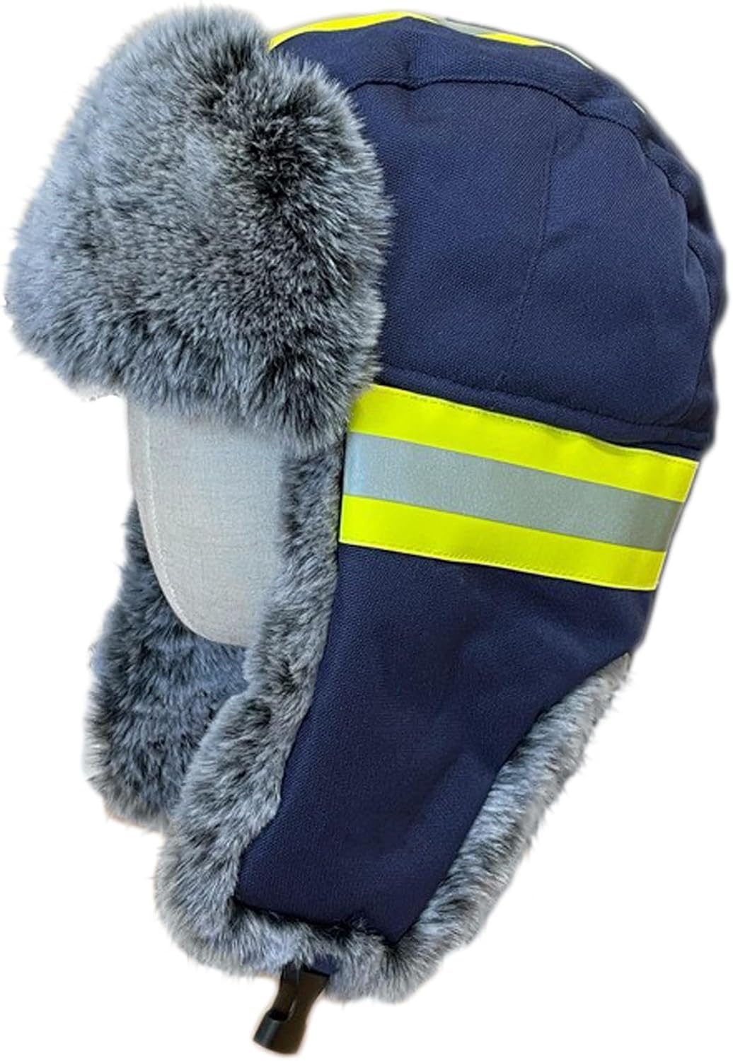 MioCloth Reflective Winter Trapper Hat for Women Men with Faux Fur Ear Flaps Cold Weather Ushanka Snow Skiing Cap