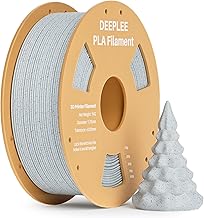 DEEPLEE PLA Filament 1.75 mm, 3D Printer Filament 1 kg (2.2 lbs), Dimensional Accuracy +/- 0.02 mm, Filament 3D Printing Materials for FDM 3D Printers, Marble