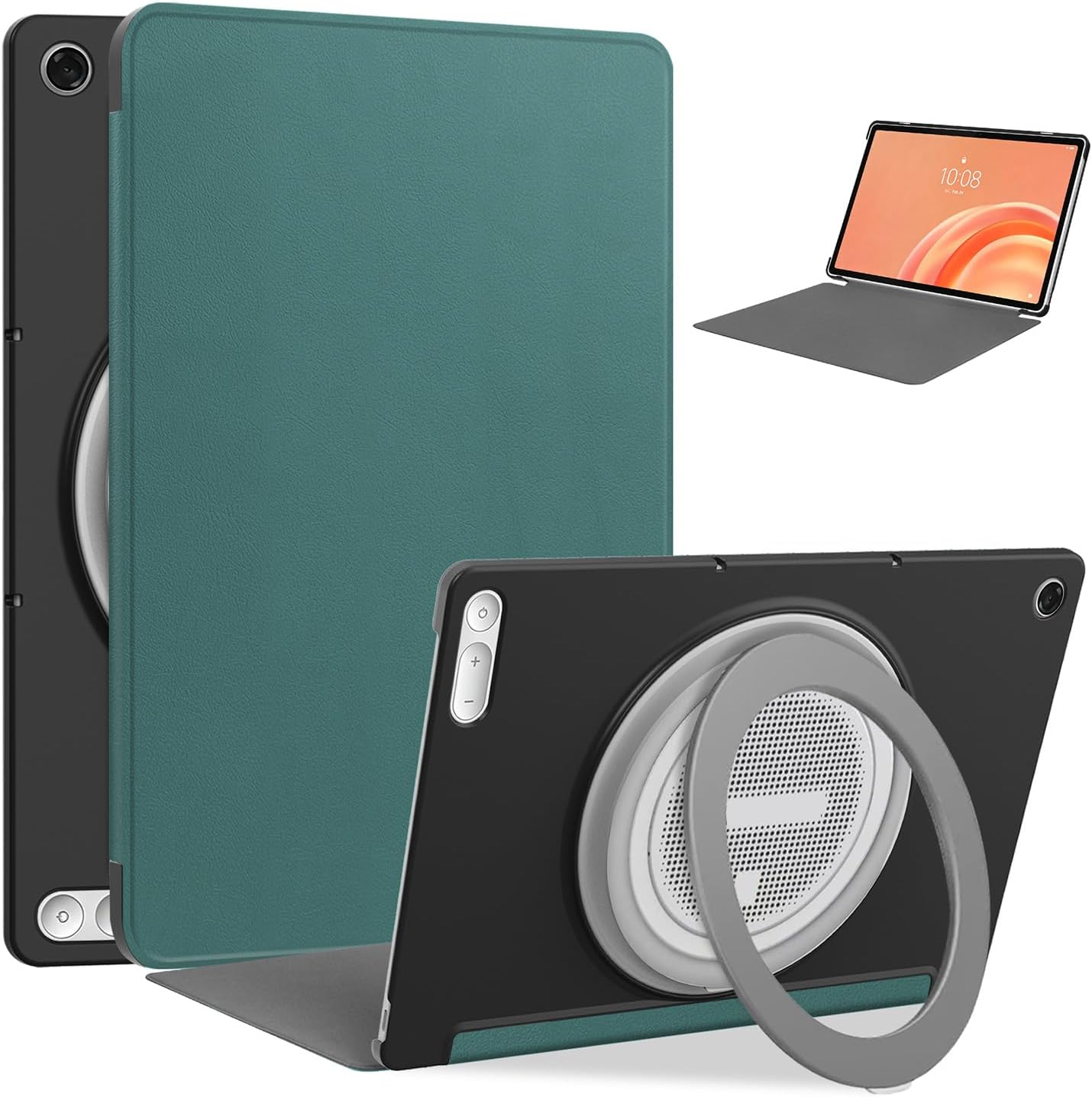 Case for Lenovo Tab Plus Gen 2 12.1inch Tablet – Premium PC Protective Cover,Auto Sleep/Wake,Slim Lightweight,Shockproof(Green)