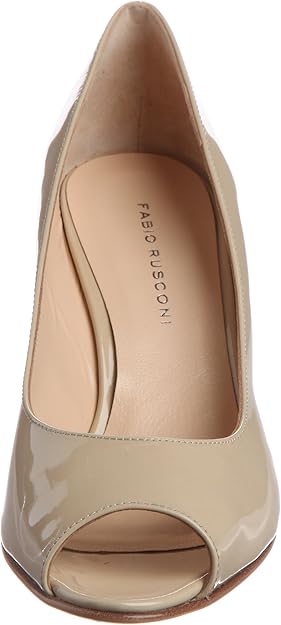 ファビオルスコーニ オープントゥパンプス 37 ウェッジソール ピンク