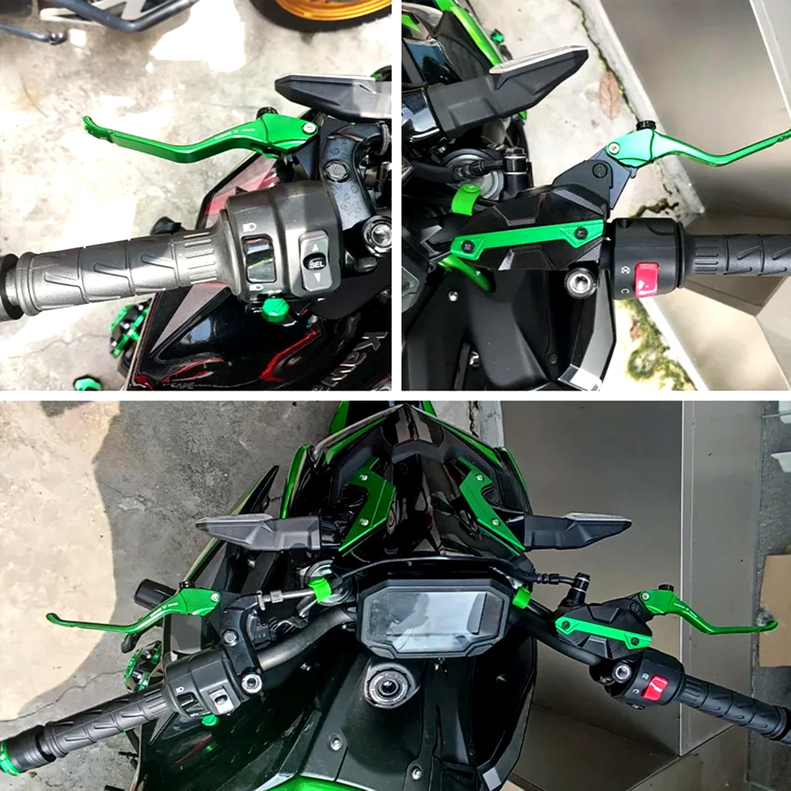 Für Z900 Z 900 2025 2026 Motorradzubehör Einstellbare Aluminiumbrems- und Kupplungshebel (Schwarz)