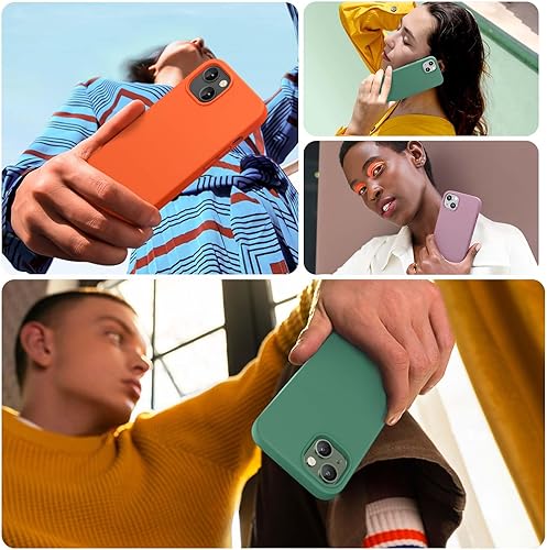 Miniatura 336 de Miracase - Funda diseñada para iPhone 11 con protector de pantalla, funda de goma de silicona líquida, protección total contra caídas y a prueba