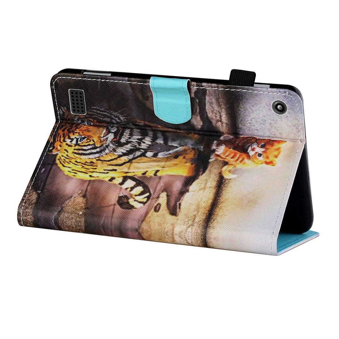 Saturcase - Custodia a portafoglio per OnePlus 8, in pelle sintetica PU